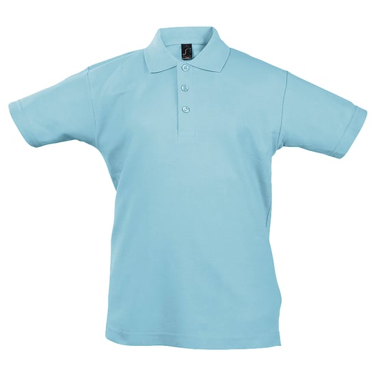 SOLS Kids Unisex Summer II Pique Polo Shirt (Sky Blue)