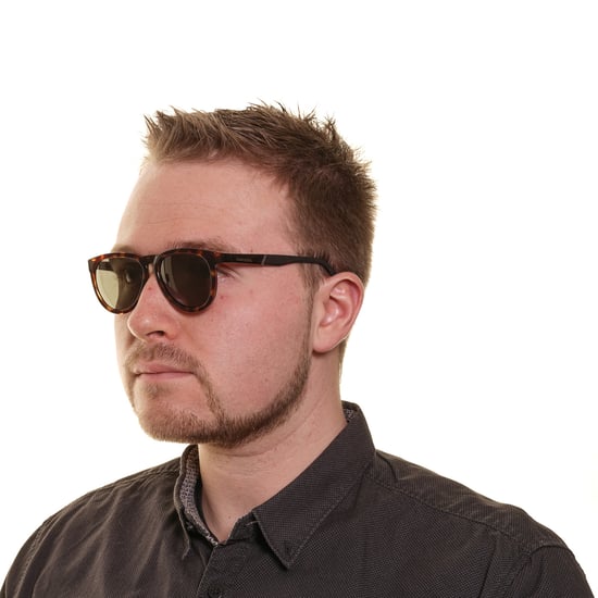 Gafas de sol Diesel ovaladas unisex verde habana oscuro - Image 5