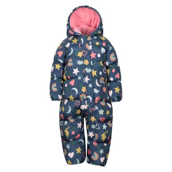 Mountain Warehouse Toddler Frosty Rainbow Padded Snowsuit (Purple) - Image 1