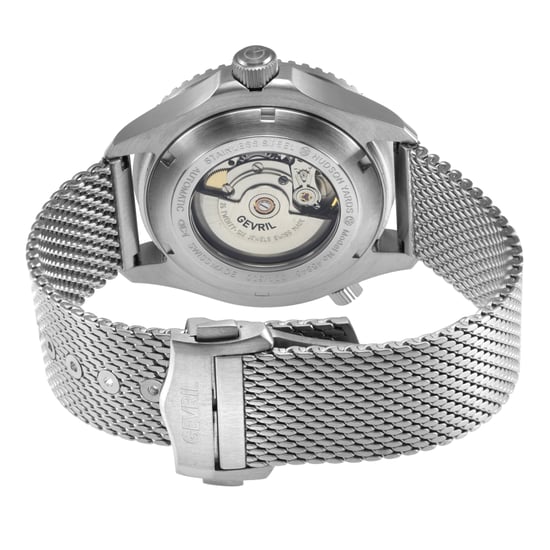 Reloj Automático Suizo Gevril para Hombre Hudson Yards con Dial Chocolate - Image 2