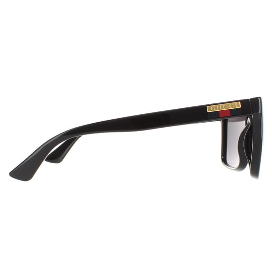 Gucci Square Mens Black Grey GG0748S Sunglasses