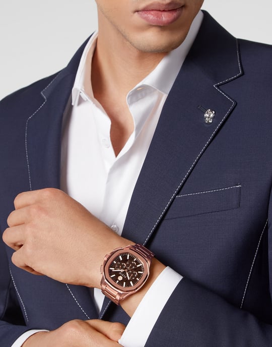Reloj de Hombre Philipp Plein $keleton $pectre en Oro Rosa PWSAA0623 - Image 3