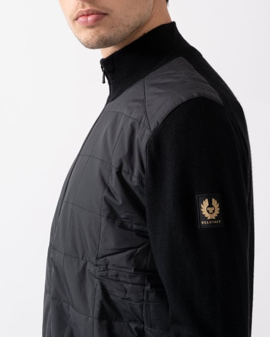 Belstaff Kelbrook Mens Merino Wool Zip Cardigan - Image 2