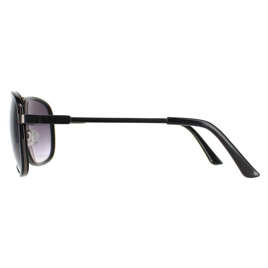 Guess Aviator Mens Shiny Black Smoke Gradient GF0216