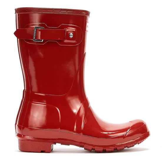 Hunter Original Gloss Short Womens Military Red Wellies - Image 5
