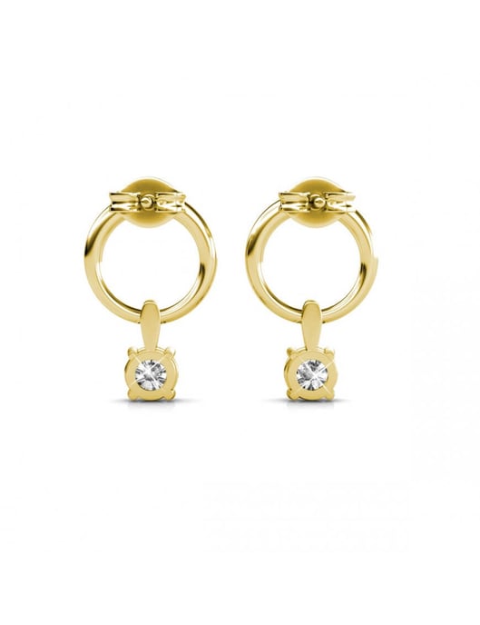 Pendientes Octavia - Oro y Cristal - Image 5