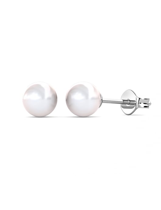 Conjunto de perlas de cristal de luna llena - Plata y cristal - Image 5