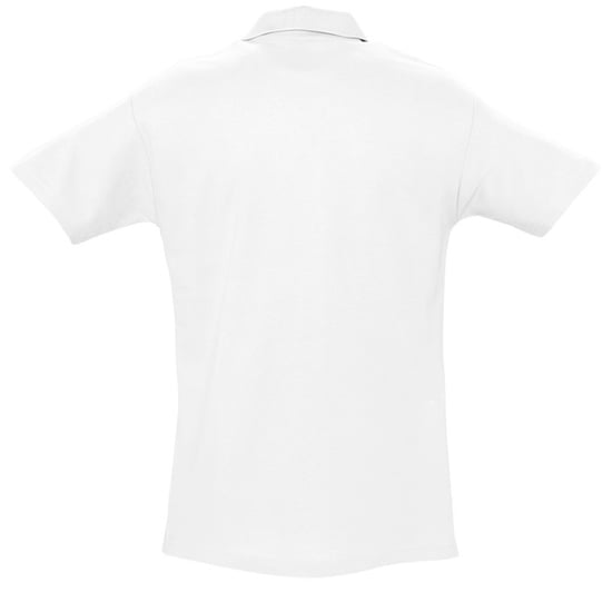 SOLS Mens Spring II Short Sleeve Heavyweight Polo Shirt (White) - Image 2