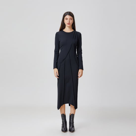 Asymmetric structural lines dress - Image 2