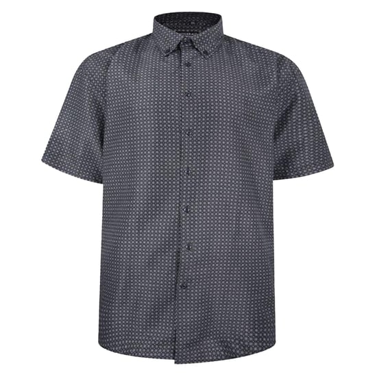Men's Fitzgerald London Short Sleeve Shirt Plus Size with Trendy Sandy Circles Design
