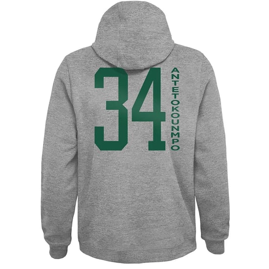 NBA Milwaukee Bucks 34 Giannis Antetokounmpo Sudadera con capucha para hombre - Image 2