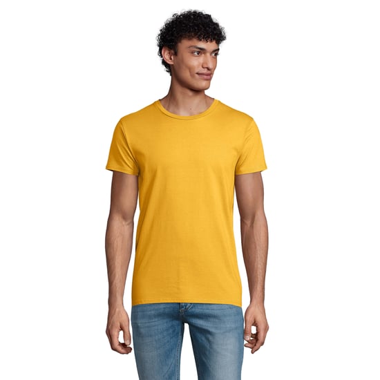 SOLS Mens Pioneer Organic Cotton T-Shirt (Gold) - Image 1