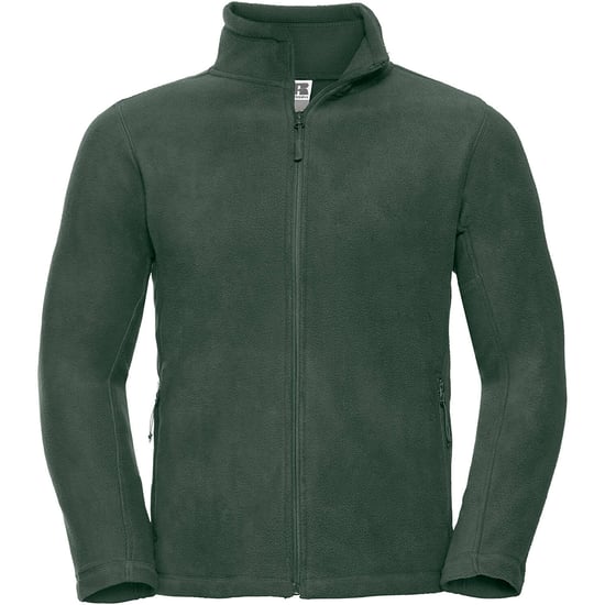 Russell Mens Full Zip Outdoor Fleece Jacket (Bottle Green) - Image 2
