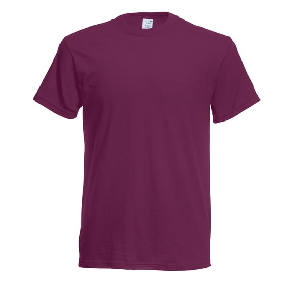Fruit Of The Loom Mens Original Short Sleeve T-Shirt (Burgundy) - Image 1