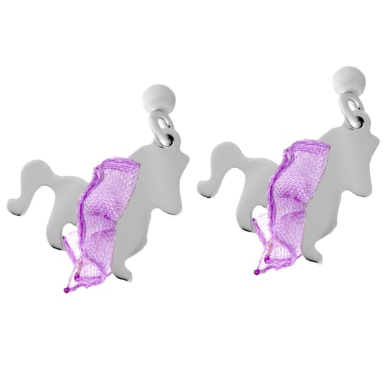 Orphelia 'Celinia' Child's 925 Sterling Silver Drop Earrings - Silver ZO-7134 - Image 1