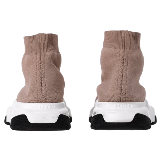 Balenciaga Speed Sneakers in Beige Polyester - Image 4