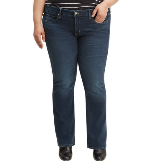 Women's Levis 315 Plus Shaping Bootcut Jeans Dark Blue 20Sin Dark Blue