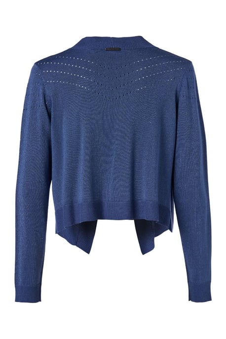 Delhi Lurex Vest Grijs Blauw