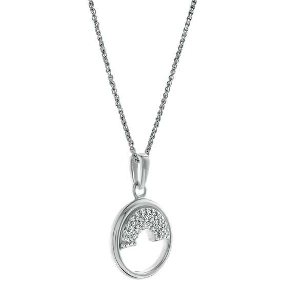 Orphelia 'Tista' Women's 925 Sterling Silver Pendant with Chain - Silver ZH-7586 - Image 3
