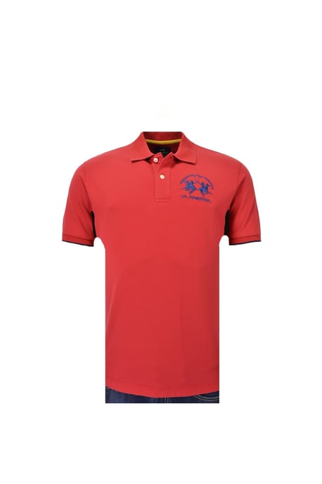 Camisa Polo de Piqué Stretch de Manga Corta La Martina - Image 1