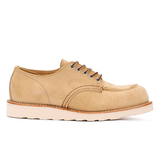 Red Wing Shoes Shop Moc Oxford 8092 Men's Beige Hawthorne Prairie Shoes - Image 4