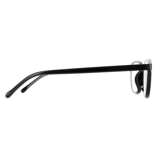 Polaroid Oval Unisex Shiny Black PLD 0008/R/CH Readers +1.5