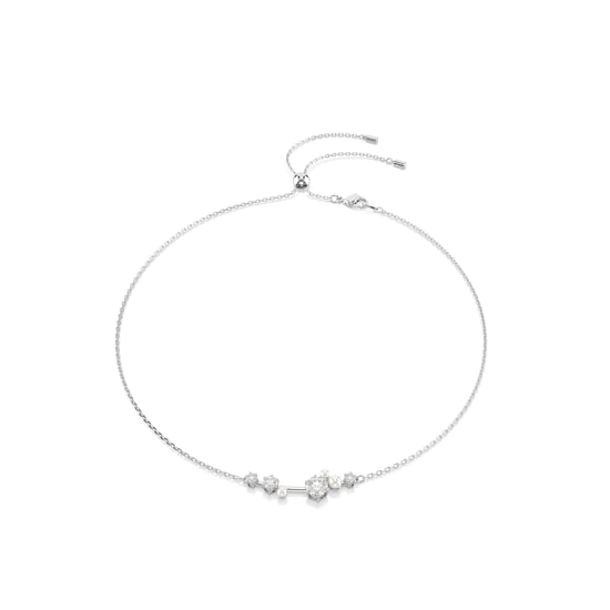 Swarovski 'Constella Bars' Women's Base Metal Necklace - Silver 5705626 - Image 1