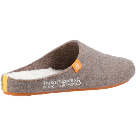 Hush Puppies The Good 90% Recycled RPET Polyester Men's Brown Slippers - Image 2