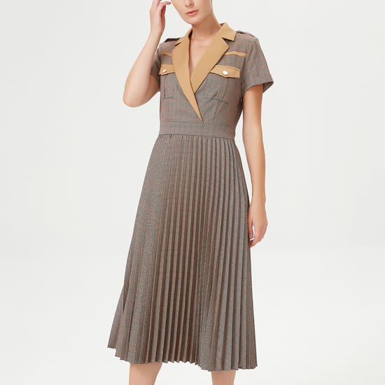 Prince Of Wales Pleated Dress - Image 3