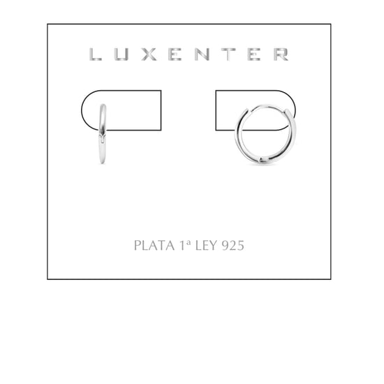 Pendientes Luxenter Erwe de Plata de Ley 925 acabados en rodio - Image 4