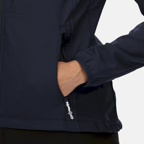 Regatta Womens/Ladies Ared III Soft Shell Jacket (Navy)