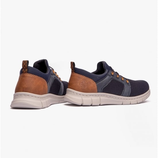 B7796-14 Mens Slip-On Trainers Blue