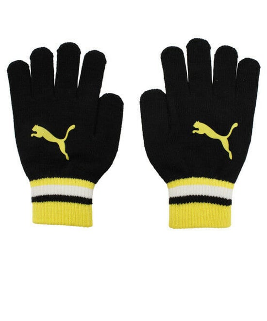 Guantes Puma Cat Logo Hombre Negro/Amarillo - Image 1