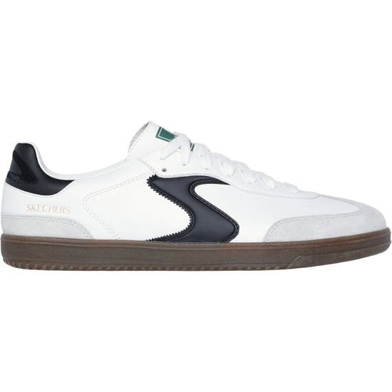 Skechers Hotshot Pyke Synthetic Men's White/Black Trainers - Image 5
