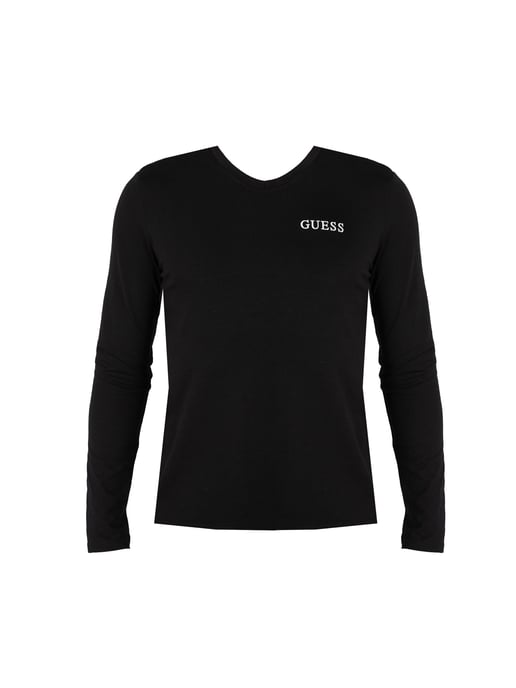 Guess Longsleeve del hombre negro - Image 1