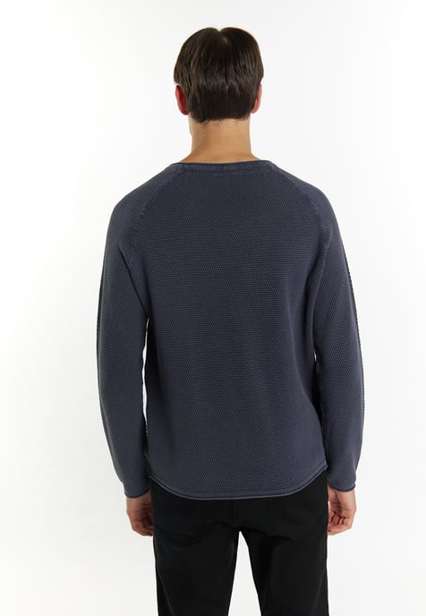 Mo Knitted pullover Men marine - Image 4