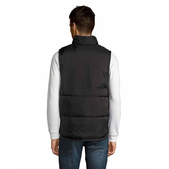 SOLS Warm Unisex Padded Bodywarmer Jacket (Black) - Image 3