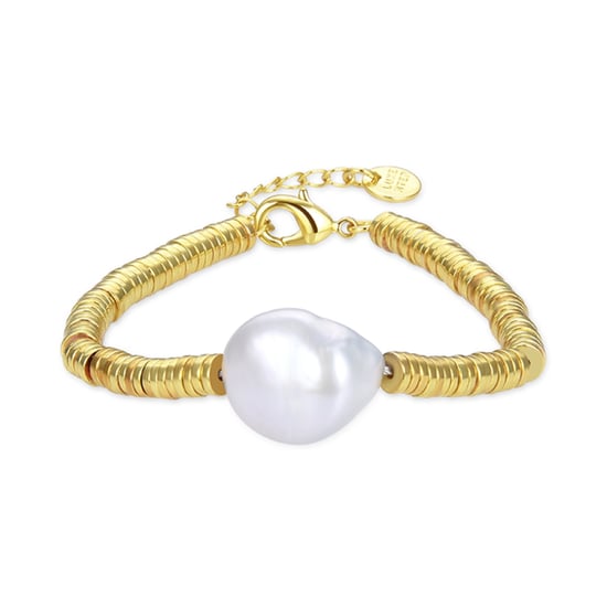 Pulsera Luxenter de Hematite Dorado acabada en oro amarillo de 18K - Siever - Image 1