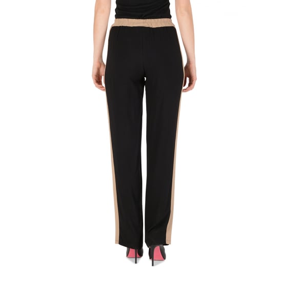 19V69 Italia Womens Pants Multicolor PANTALONE MONACO CAMMELLO NERO - Image 4