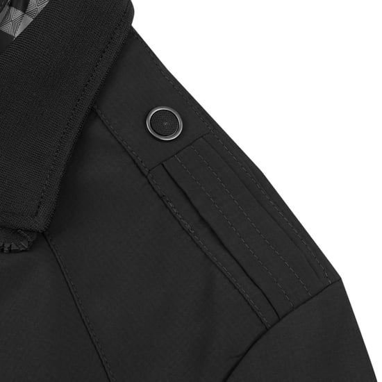 Men's Bomber Jacket with Stand-Up Collar, Transitional Jacket for Autumn, Casual Sports Jacket Black - Image 5