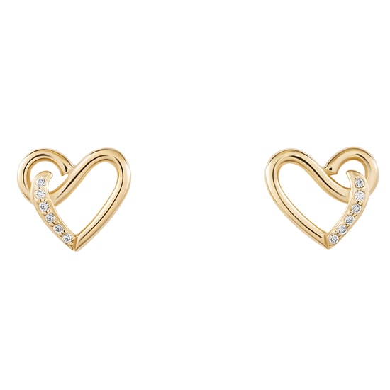 Orphelia 'Ida' Women's 925 Sterling Silver Stud Earrings - Gold ZO-7521/G - Image 3