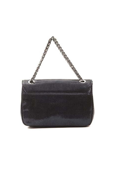 Bolso de hombro de cuero azul Pompei Donatella para mujer - Image 3