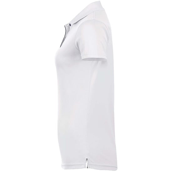 SOLS Womens/Ladies Performer Short Sleeve Pique Polo Shirt (White) - Image 2