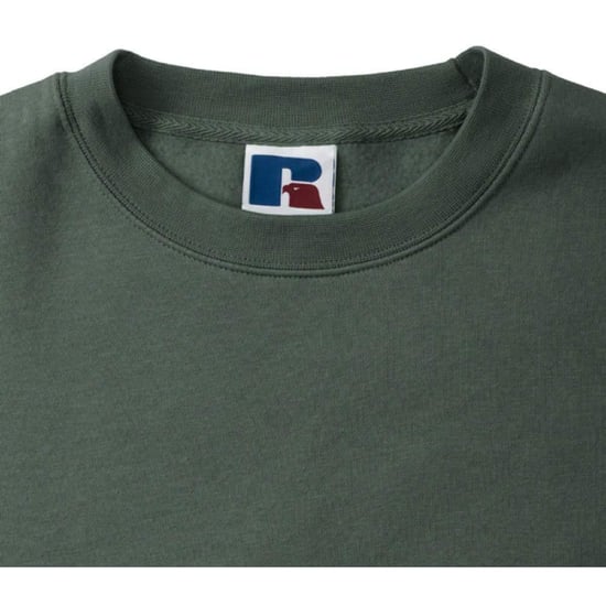 Russell Mens Authentic Sweatshirt (Slimmer Cut) (Bottle Green) - Image 3
