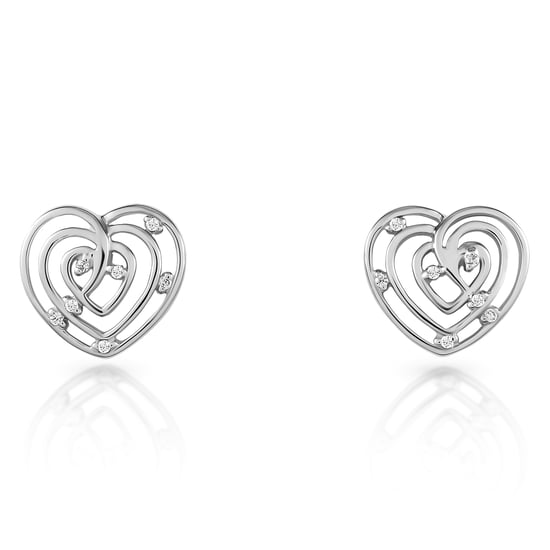 Orphelia 'Euphoria' Women's 925 Sterling Silver Stud Earrings - Silver ZO-7522 - Image 4