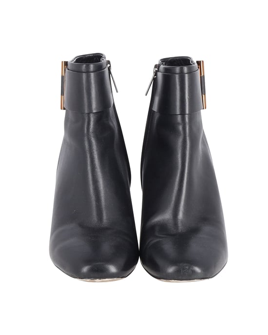 Michael Kors Gloria Ankle Boots in Black Leather - Image 3