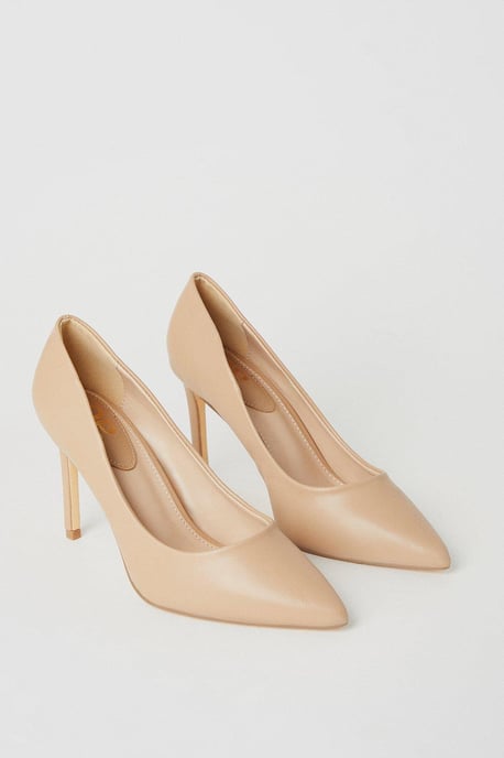 Wide Fit Dash Pointed Court Shoes - Image 3