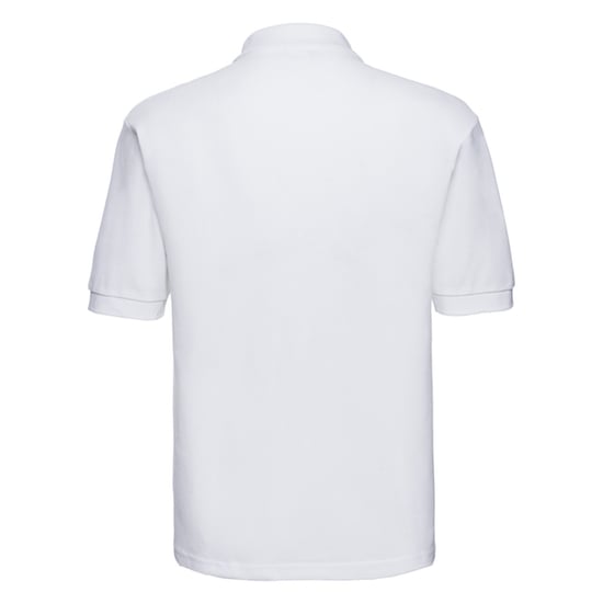 Russell Mens Classic Polycotton Polo Shirt (White) - Image 2