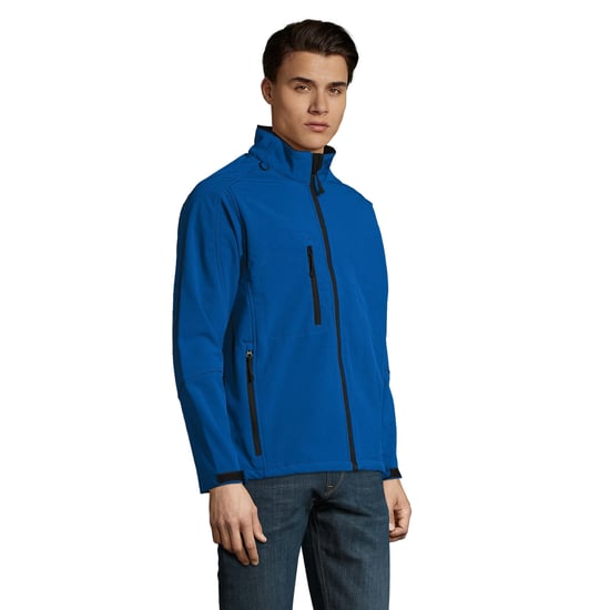 SOLS Mens Relax Soft Shell Jacket (Royal Blue) - Image 3