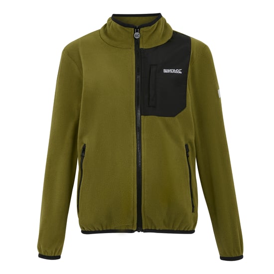 Regatta Childrens/Kids Frankie Full Zip Fleece Jacket (Nephrite Green) - Image 1